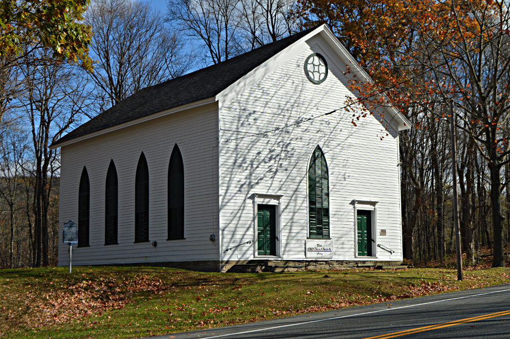 photo of the church from the road